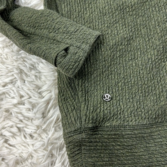 Lululemon Along the Way Dress Heathered Dark Olive - Picture 8 of 8